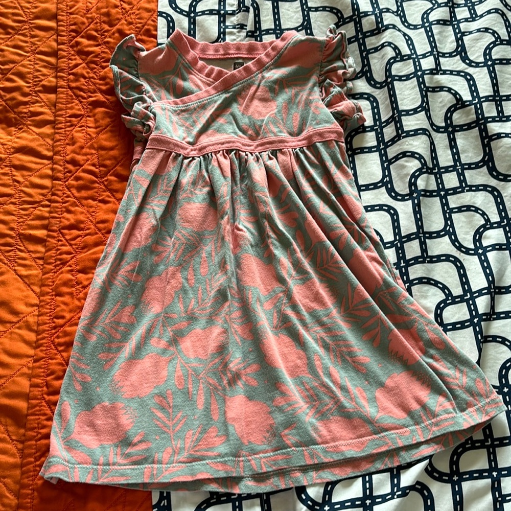 Tea Collection ruffle sleeve dress